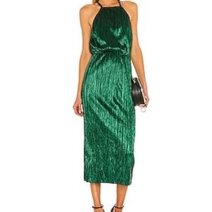 BNWT House of Harlow Farrah in emerald green. Sold out.